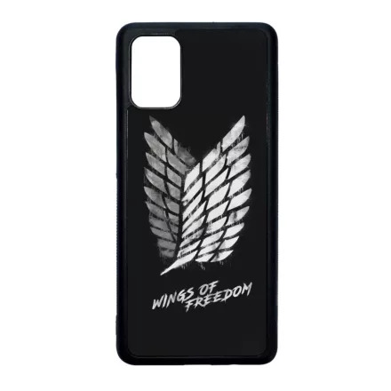 Wings of freedom Attack on titan aot Samsung Galaxy A71 fekete tok