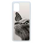 Cica és Pillangó - macskás Samsung Galaxy A71 tok
