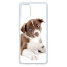 Édes Border Collie kölyök kutyus Samsung Galaxy A71 tok