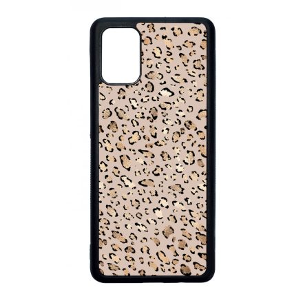Rose Gold Leopard Wild Beauty Animal Fashion Csajos Allat mintas Samsung Galaxy A71 tok