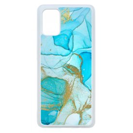 Ocean Blue Gold marvanyos marvany mintas Samsung Galaxy A71 tok