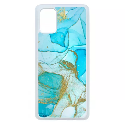 Ocean Blue Gold marvanyos marvany mintas Samsung Galaxy A71 tok