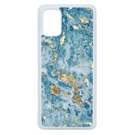 Blue Gold marvanyos marvany mintas Samsung Galaxy A71 tok