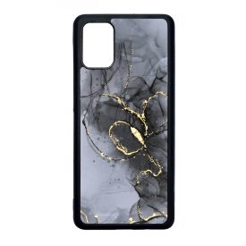 Golden Black marvanyos marvany mintas hatás Samsung Galaxy A71 tok