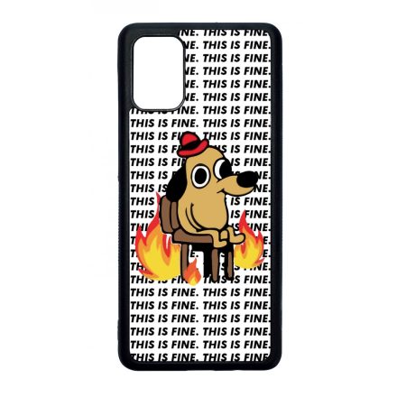 This is fine DOG kutyas meme Samsung Galaxy A71 tok