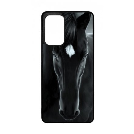 lovas fekete ló Samsung Galaxy A72 tok