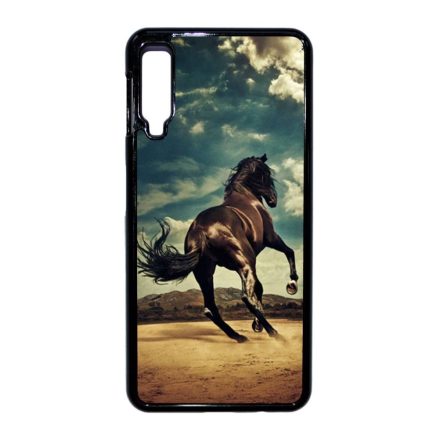 lovas ló mustang mustangos Samsung Galaxy A7 (2018) fekete tok