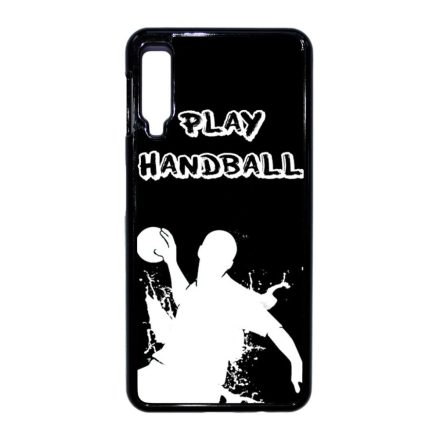 kézilabda kézilabdás kézizz handball Samsung Galaxy A7 (2018) fekete tok