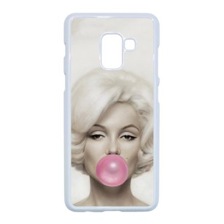 Marilyn Monroe Samsung Galaxy A8 (2018) fehér tok