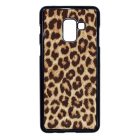 leopárd minta mintás Samsung Galaxy A8 (2018) fekete tok