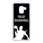 kézilabda kézilabdás kézizz handball Samsung Galaxy A8 (2018) fekete tok