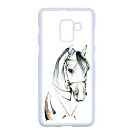 lovas Samsung Galaxy A8 (2018) fehér tok