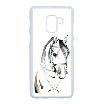 lovas Samsung Galaxy A8 (2018) fehér tok