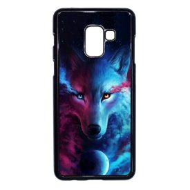 farkas wolf galaxis galaxy Samsung Galaxy A8 (2018) fekete tok