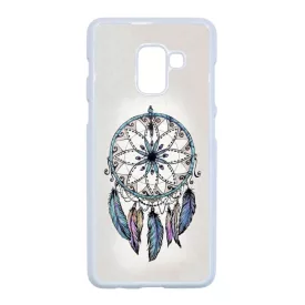 dreamcatcher vintage rajzolt álomfogó Samsung Galaxy A8 (2018) fehér tok