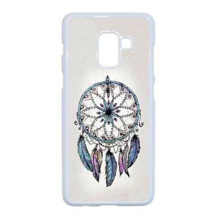 dreamcatcher vintage rajzolt álomfogó Samsung Galaxy A8 (2018) fehér tok