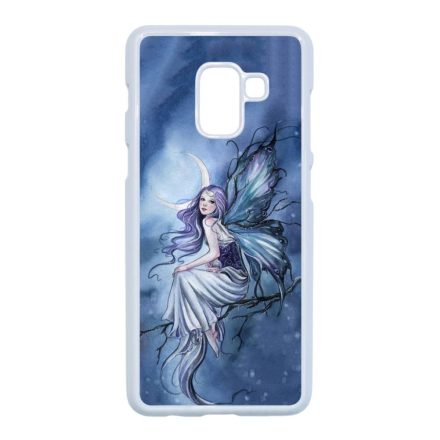 tündér kelta tündéres celtic fairy fantasy Samsung Galaxy A8 (2018) fehér tok