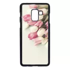 virágos tulipános tavaszi Samsung Galaxy A8 (2018) tok