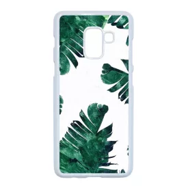 Pálmafa nyár Samsung Galaxy A8 (2018) fehér tok