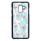 Flamingo Pálmafa nyár Samsung Galaxy A8 (2018) fehér tok