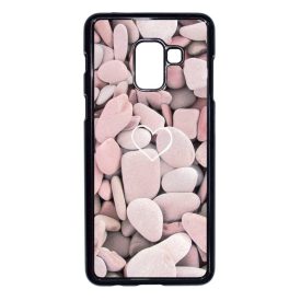 Tengerpart Kavicsok Szerelem Samsung Galaxy A8 (2018) fekete tok