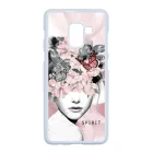Spirit woman art tavaszi viragos Samsung Galaxy A8 (2018) fehér tok