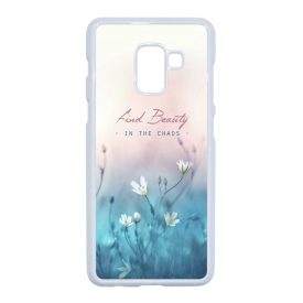 virágos tavaszi art Samsung Galaxy A8 (2018) tok