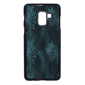 Dark Tropical - Nyári trópusi mintás Samsung Galaxy A8 (2018) tok