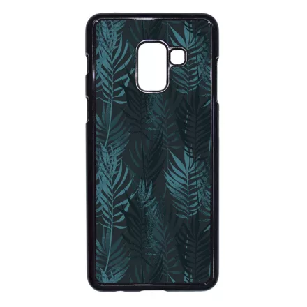 Dark Tropical - Nyári trópusi mintás Samsung Galaxy A8 (2018) tok
