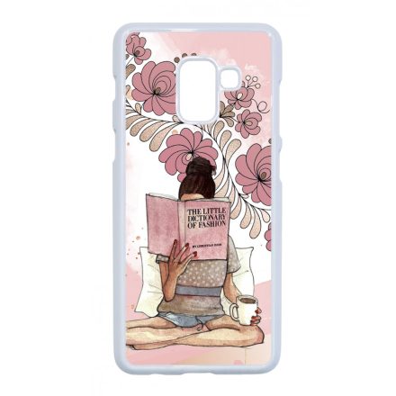 Coffee & Matyó style magyar mintás hungarian folk Samsung Galaxy A8 (2018) tok