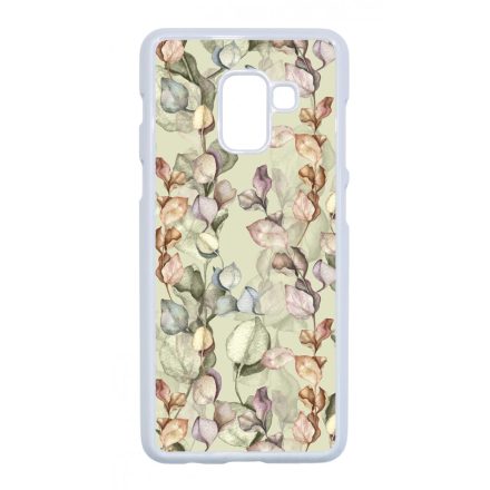 Vintage Ősz virág mintás Samsung Galaxy A8 (2018) tok
