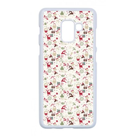 Classic Christmas - karácsony mintás Samsung Galaxy A8 (2018) tok