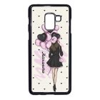 Kérd a Neveddel - Ballon Girl - Pink szerelem valentin napi Samsung Galaxy A8 (2018) tok