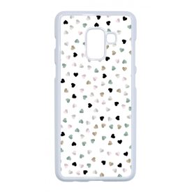 Kedves szívecskék - szives csajos szerelmes valentin nap Samsung Galaxy A8 (2018) tok