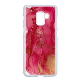 Carmen Gold marvanyos marvany mintas arany piros Samsung Galaxy A8 (2018) tok