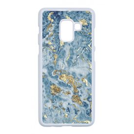 Blue Gold marvanyos marvany mintas Samsung Galaxy A8 (2018) tok