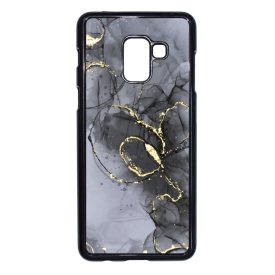 Golden Black marvanyos marvany mintas hatás Samsung Galaxy A8 (2018) tok