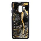 Luxury Golden Black marvanyos marvany mintas Samsung Galaxy A8 (2018) tok