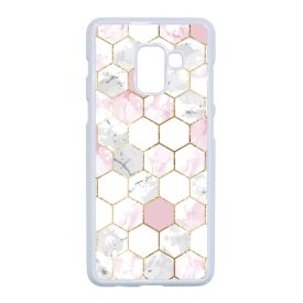 Geometric Rose Gold marvanyos marvany mintas Samsung Galaxy A8 (2018) tok