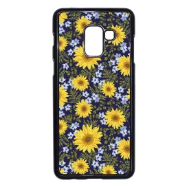 Csodaszep napraforgos Hello Nyar Samsung Galaxy A8 (2018) tok