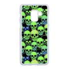 Green Skulls - Halloween Samsung Galaxy A8 (2018) tok