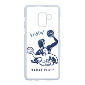 Blue For Him Vizilabda mintas Samsung Galaxy A8 (2018) tok