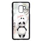 Édes kis Panda - Téli mintás Samsung Galaxy A8 (2018) tok