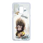 Kávés Maki - Téli mintás Samsung Galaxy A8 (2018) tok