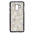 Csodaszép Aranyló téli mintás Samsung Galaxy A8 (2018) tok