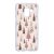 Rózsaszín karácsonyi fenyőfa mintás Samsung Galaxy A8 (2018) tok