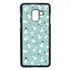 Cuki hóember mintás - Téli mintás Samsung Galaxy A8 (2018) tok