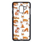 Rajzolt Róka mintás Samsung Galaxy A8 (2018) tok