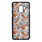 Szépséges téli róka mintás Samsung Galaxy A8 (2018) tok