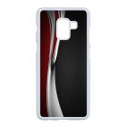 Silver Wave karbon mintás Samsung Galaxy A8 (2018) tok